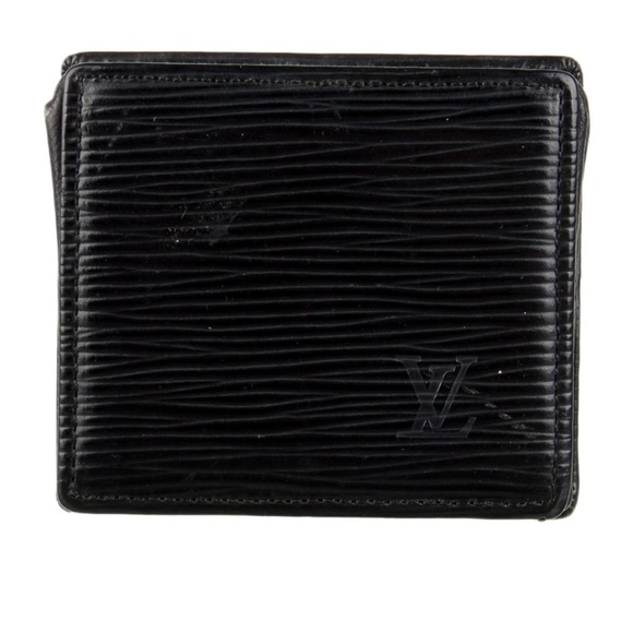 Louis Vuitton Epi Black Vintage Coin Pouch - Picture 1 of 5